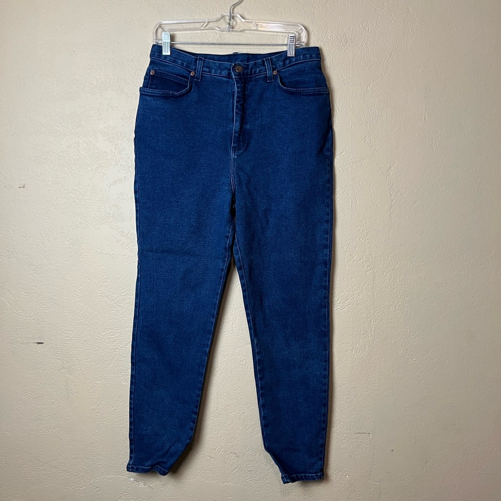 Forenza  High Rise Jeans Size 16 Blue Denim‎ Pants 96 % cotton 4% Spandex